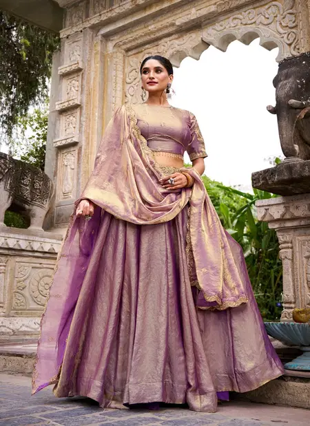 Pink Colour Elakshi Fendi Embroidery Work Lehenga Choli Lnb1440